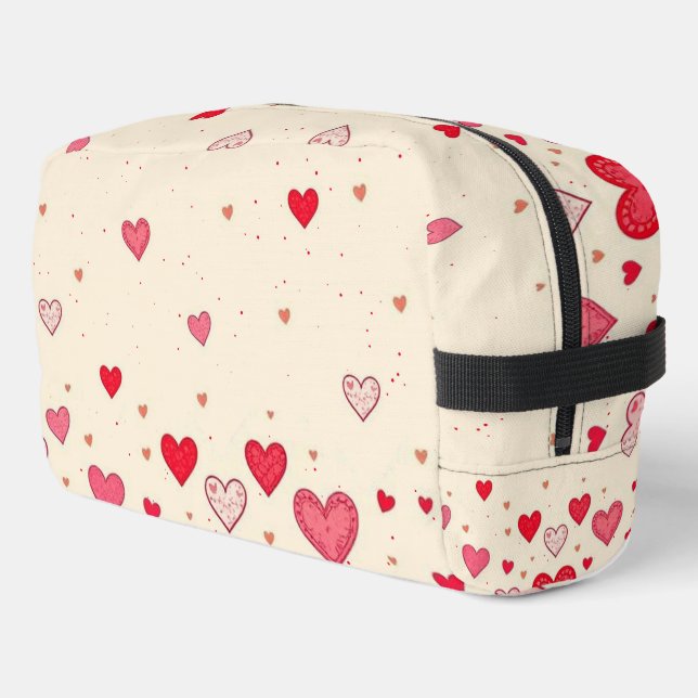 Boda del corazón de Valentines de amor - Bolsa de  (Esquina izquierda)