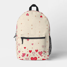 Boda del corazón de Valentines de amor - Mochila