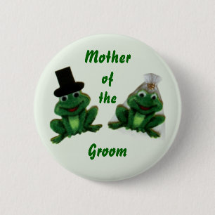 Boda del Froggy - botón de la familia del novio