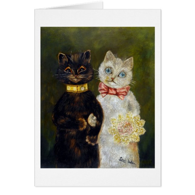 Boda del gato, Louis Wain (Frente)