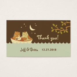 Boda del libro de cuentos de búho y paussitas (azu