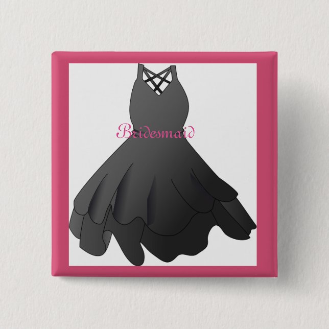 Boda del partido de novias Vestido de novia botón  (Anverso)