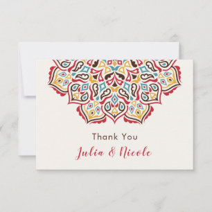 Boda del patrón de Mandala geométrica clásica