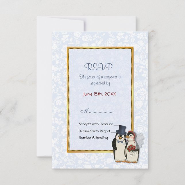 Boda del pingüino - RSVP (Anverso)