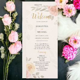 Boda del programa Boho Rustic Blooming Garden