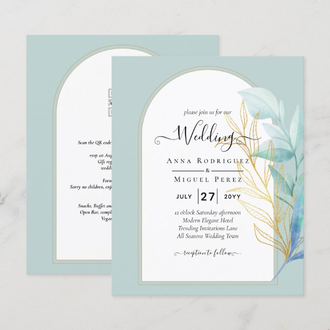 BODA del sabio de la hoja de oro de vidrio marino  (Anverso / Reverso)