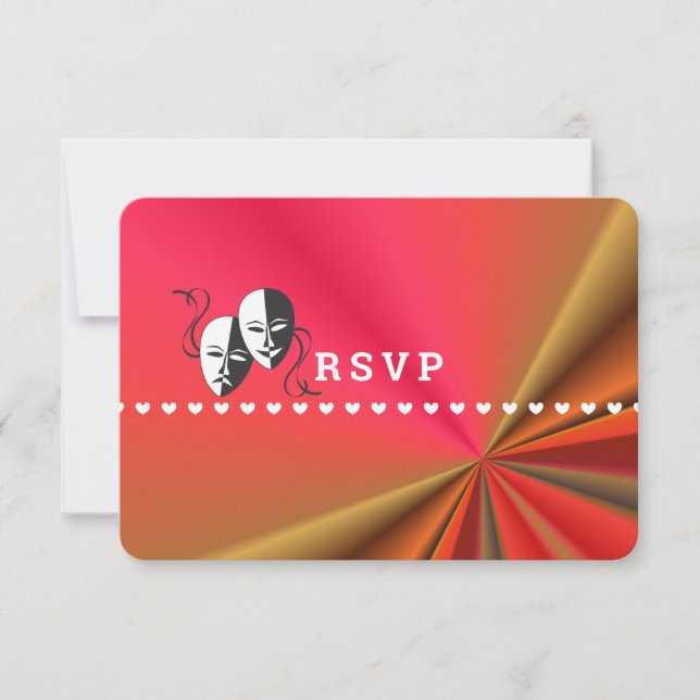Boda del tema del programa de juegos de teatro (Anverso)