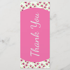 Boda Día Itinerario Gracias Tarjeta