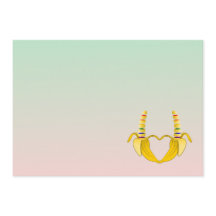 Boda divertida del corazón de banana gay