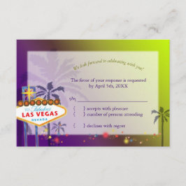Boda divertida en destino Las Vegas RSVP