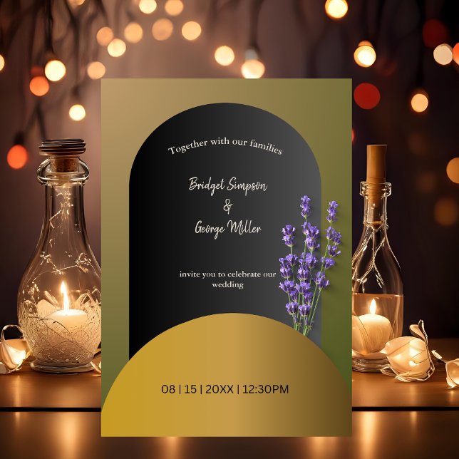 BODA DIY con invitación a flores secas (Subido por el creador)