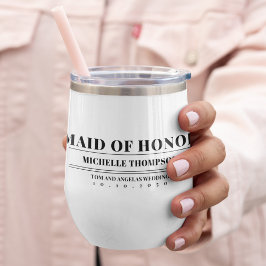 Boda doncella de honor personalizada