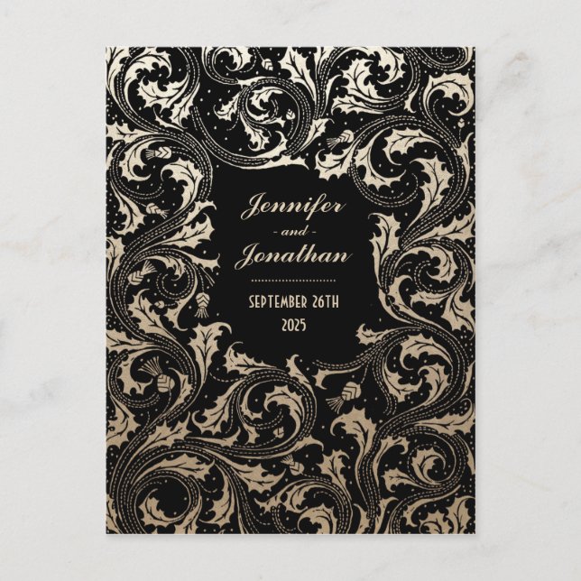 Boda egipcia de Nouveau salva las postales de fech (Anverso)