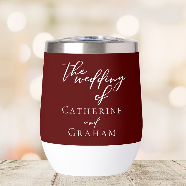 Boda Elegante Burgundy Personalizada (Subido por el creador)