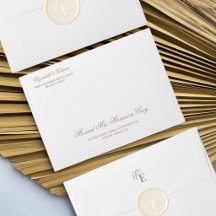 Boda elegante oro moderno