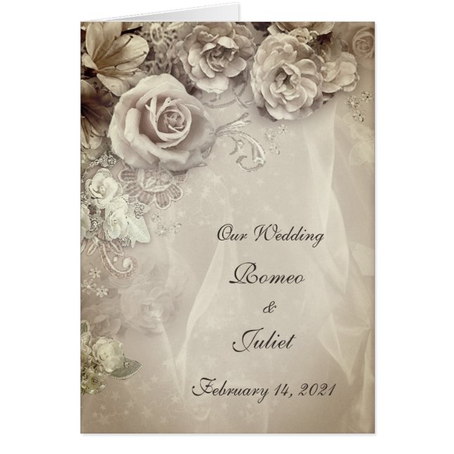 Boda elegante (personalizable) (Frente)