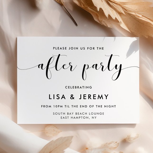 Boda elegante tras invitación a la fiesta (Subido por el creador)