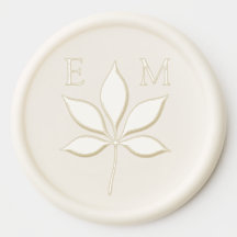 Boda Élfica Silverleaf – Sello de Hoja Redonda