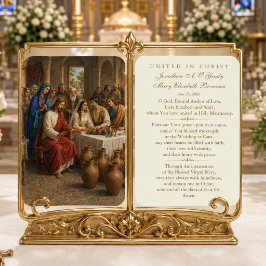 Boda en Caná Favor de oración de matrimonio católi