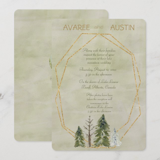 Boda en el verde y el oro de los piñones (Anverso / Reverso)