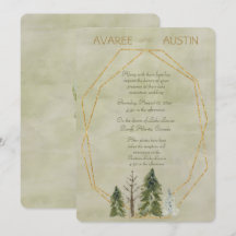 Boda en el verde y el oro de los piñones