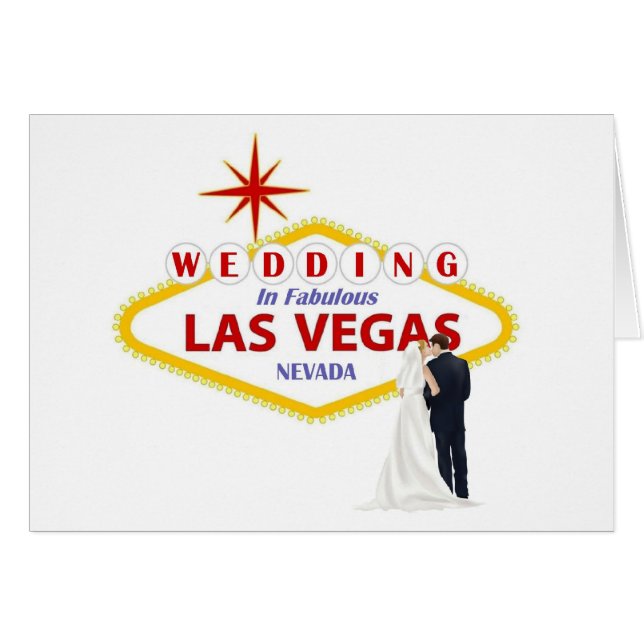 BODA en FABULOUS LAS VEGAS Card (Anverso (Horizontal))