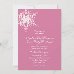 Boda en Invitación de Invierno