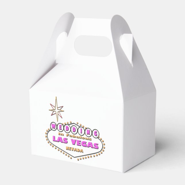 BODA EN LA CAJA DE FAVOR DE LAS VEGAS. Logo rosa. (Front Side)