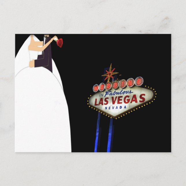 BODA En La Fabulosa Postal De Las Vegas (Anverso)