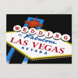 BODA En La Fabulosa Postal De Las Vegas