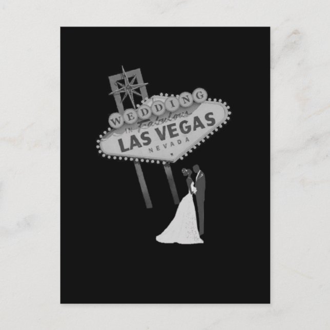 BODA En La Fabulosa Postal De Las Vegas (Anverso)
