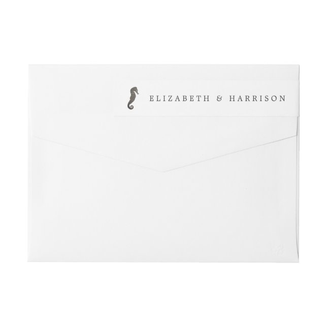 Boda en la playa de Clay Seahorse (Reverso)