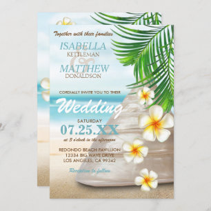 Boda en la playa   Invitaciones