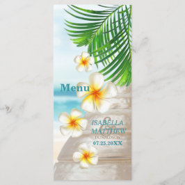 Boda en la Playa - Menú