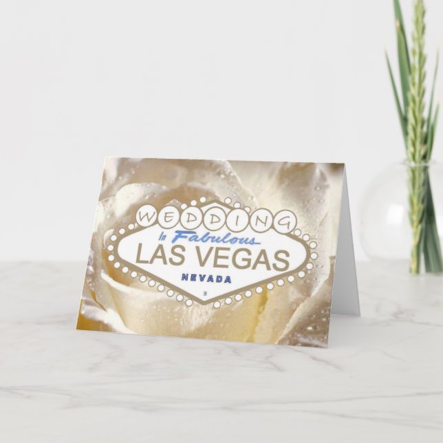 BODA EN LA TARJETA FABULOUS LAS VEGAS (Anverso)