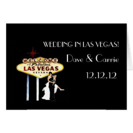 ¡boda EN LAS VEGAS! Tarjeta