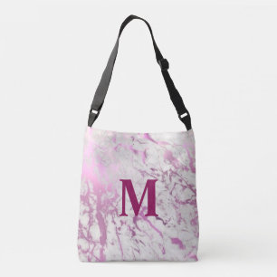 Boda en monograma rosa Bolsa completa
