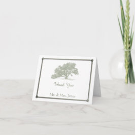 Boda en Oak Tree Plantation Agradecimiento
