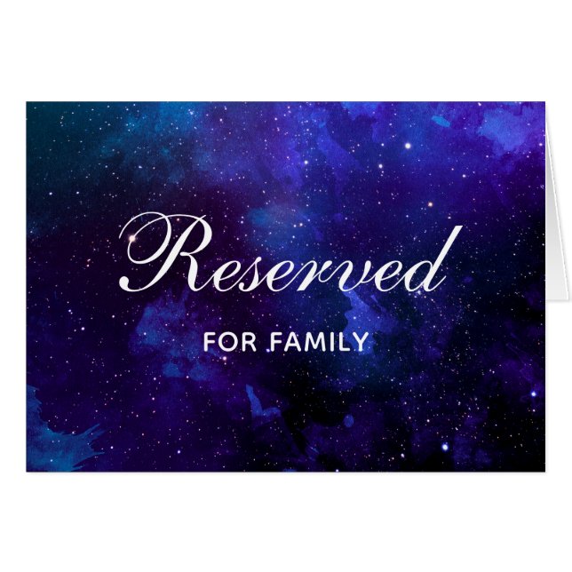 Boda espacial. Estrellas nocturnas. Firma reservad (Anverso (Horizontal))