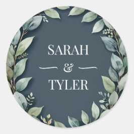 BODA EUCALYPTUS Pegatina DE LLUVIA