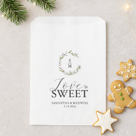 Boda Favor Bolsas Amor Es Dulce Monogramado