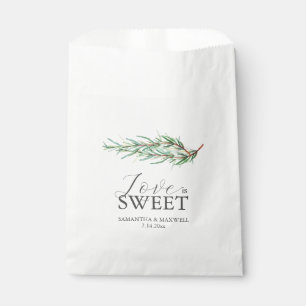 Boda Favor Bolsas Amor Es Dulce Rosemario