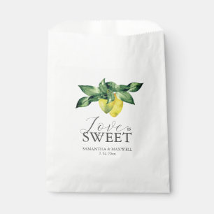 Boda Favor Bolsas El Amor Es Lemones Dulces Y Hoja