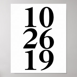 boda fecha impresión personalizada