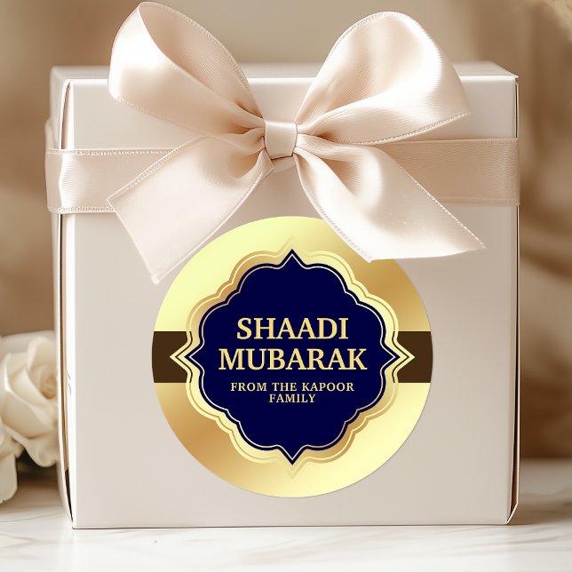 Boda Felicitaciones Shaadi Mubarak Pegatina (Subido por el creador)
