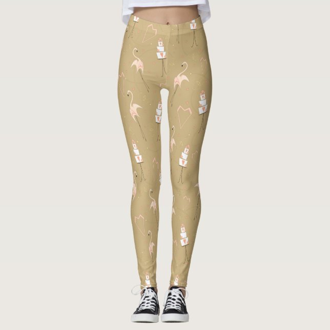 Boda Flamingo Multi Leggings (Anverso)