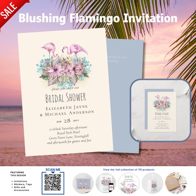 Boda Flamingos Tropical (Subido por el creador)