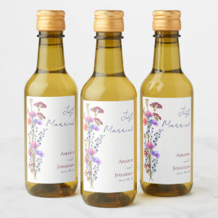 Boda floral acrílico delgado Mini