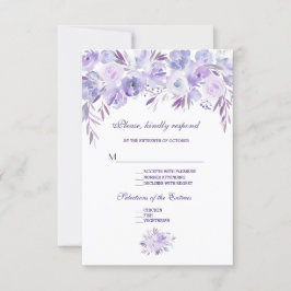 Boda floral azul turbia ligera RSVP