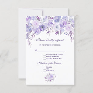Boda floral azul turbia ligera RSVP